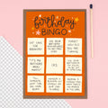 Greeting card - birthday bingo