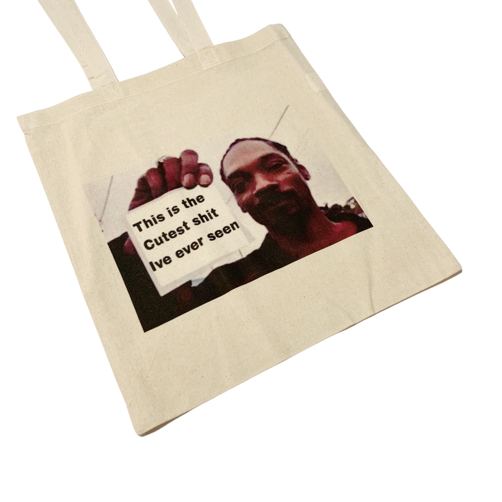 Snoop Dogg The Cutest Funny Meme Canvas Tote Bag