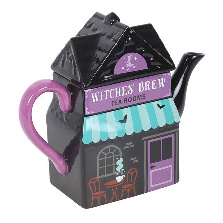 Witches' Brew Tea Room Halloween Teapot